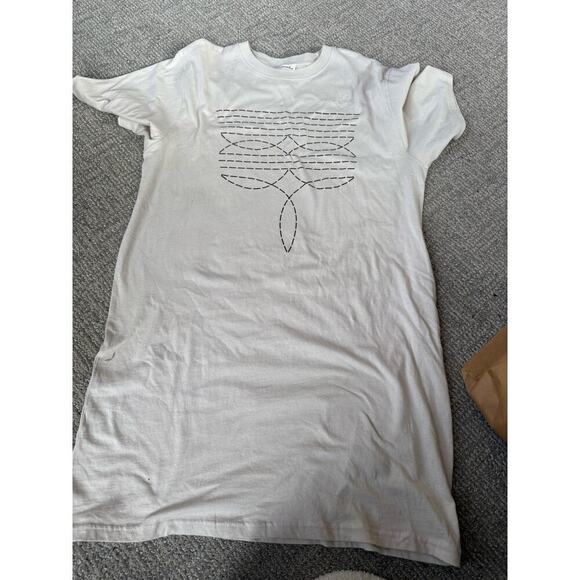 Foryeri cowboy western T shirt dress L - Picture 3 of 9
